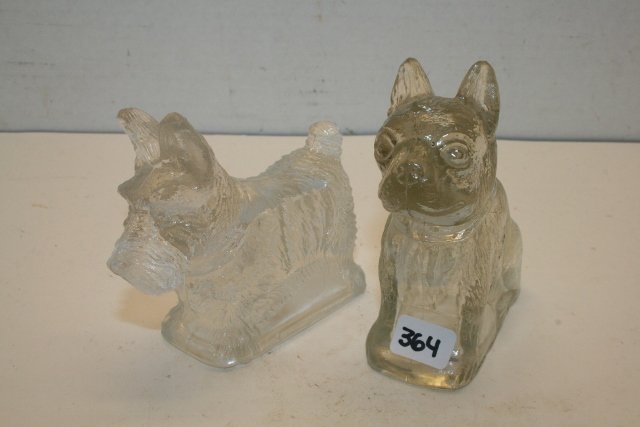 Bull Dog, Scotty Dog Candy Containers (1 of 1)