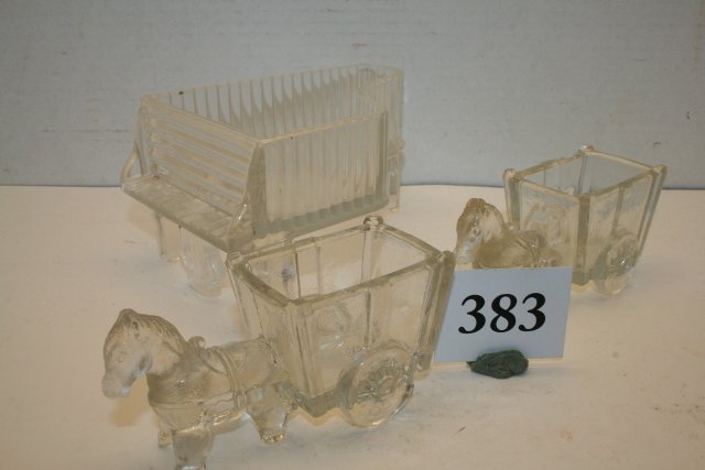 Grand Piano Candy Container: Grand Piano Candy Container, no lid, 2 Donkey Carts, no closures