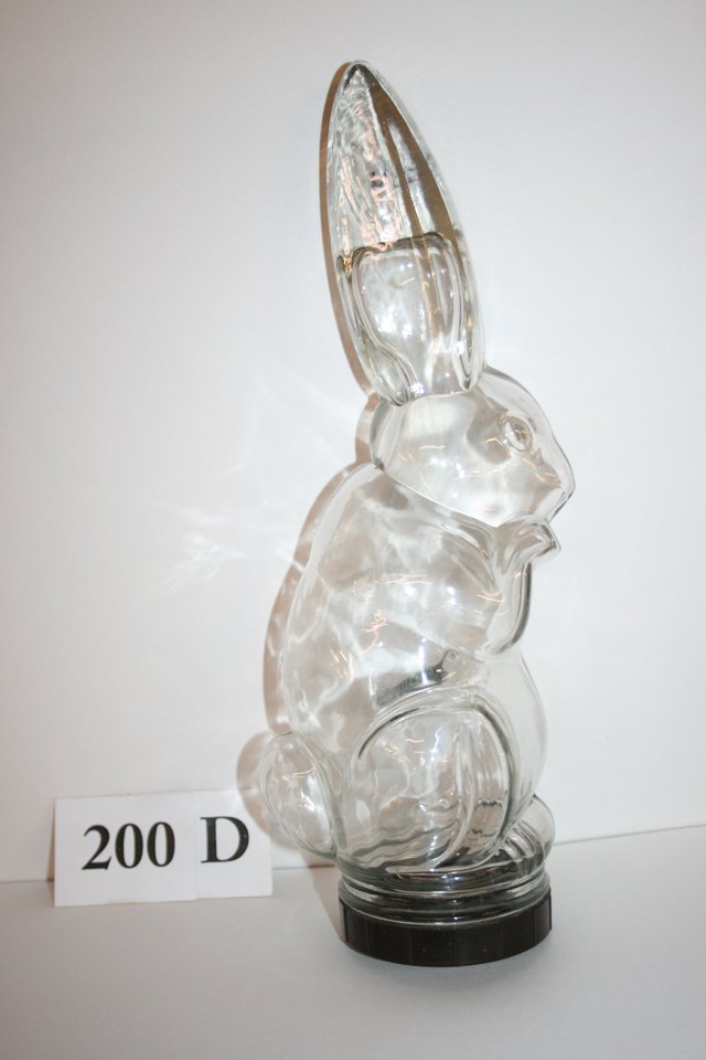Large Clear Rabbit Candy Container (1 of 1)