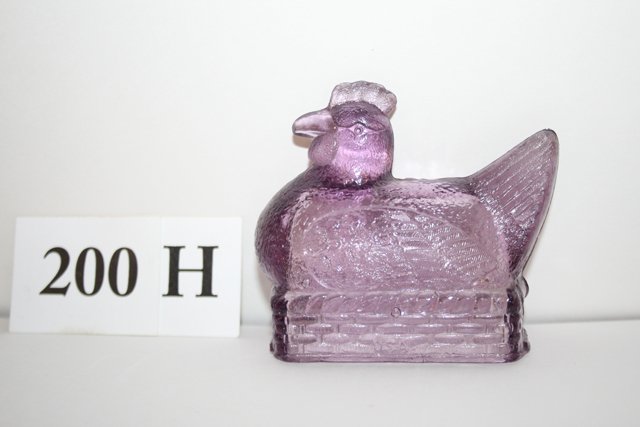 Chicken Candy Container, amethyst (1 of 1)