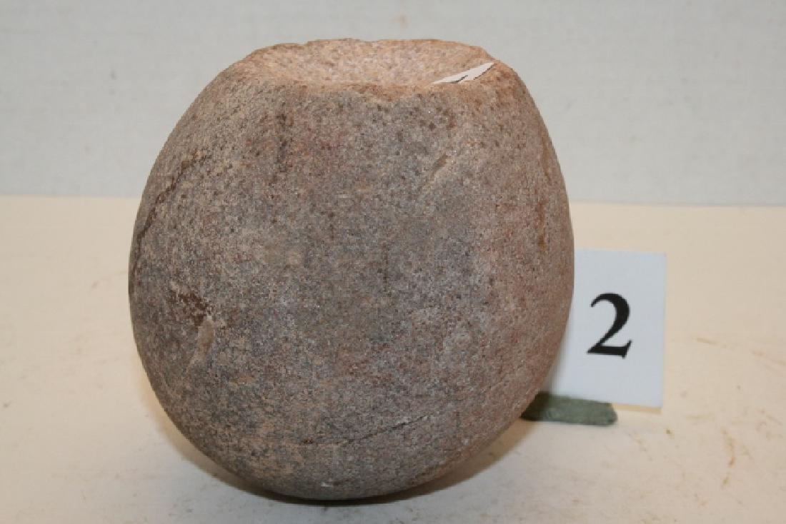 Unusual Stone Bowl or Mortar (1 of 1)