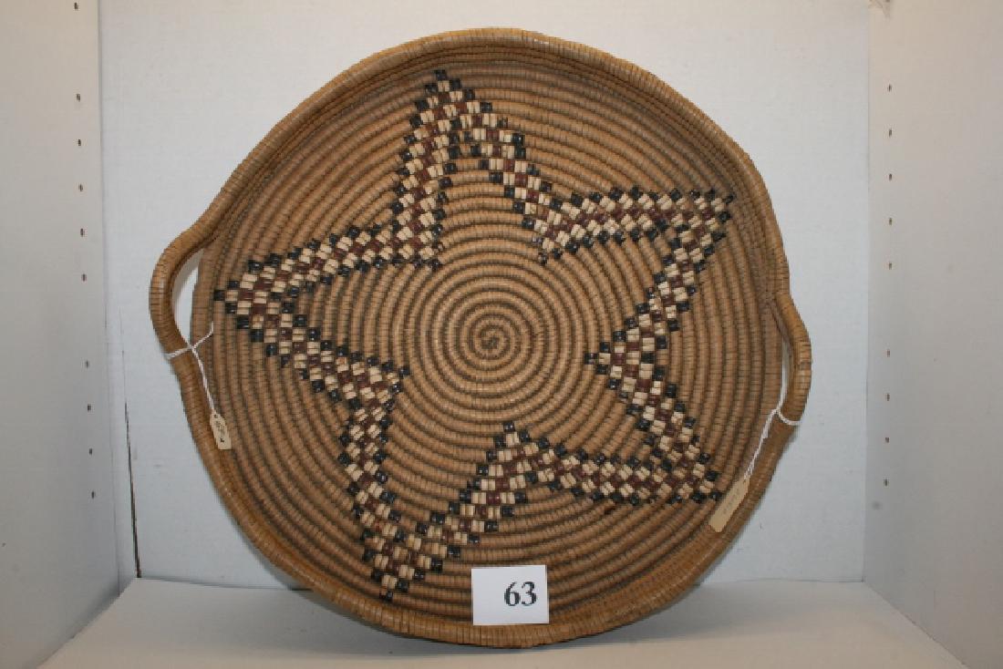 Polychrome Handled Tray (1 of 1)