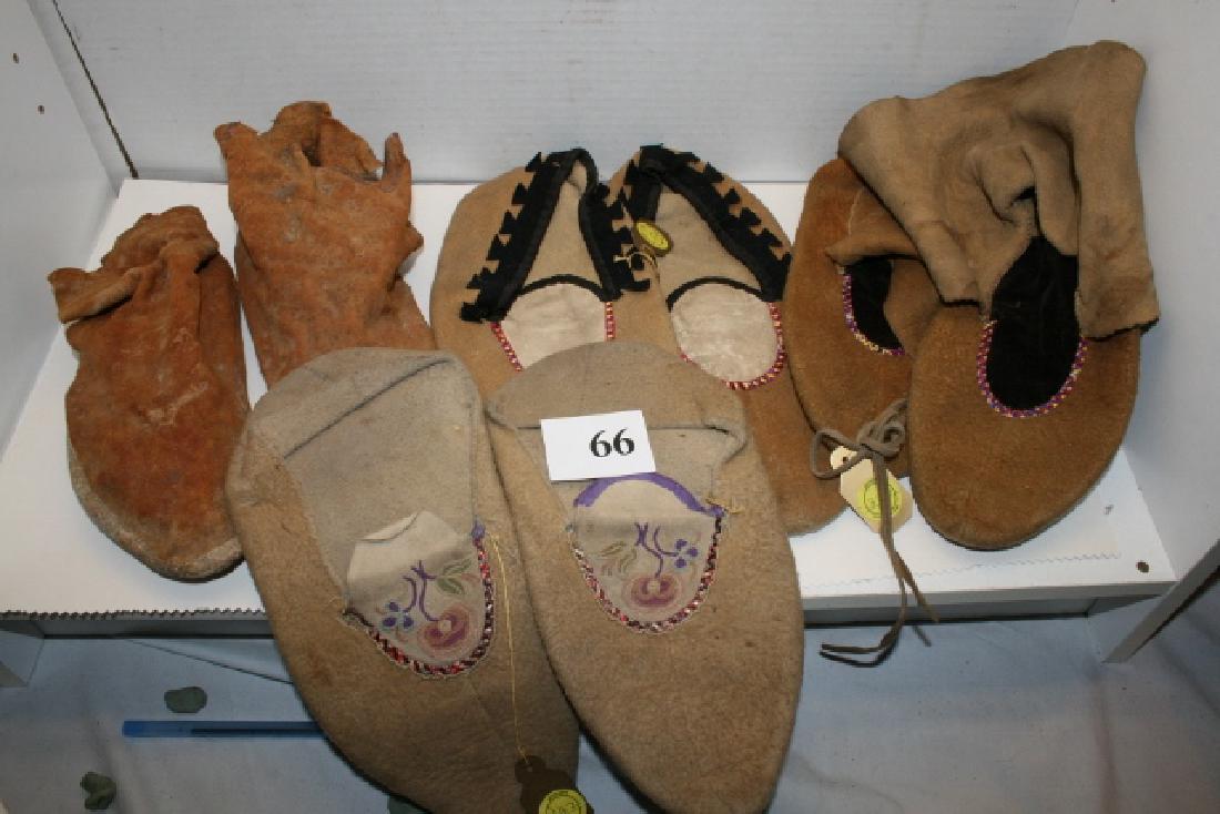 4 Pair Hide Moccasins (1 of 4)