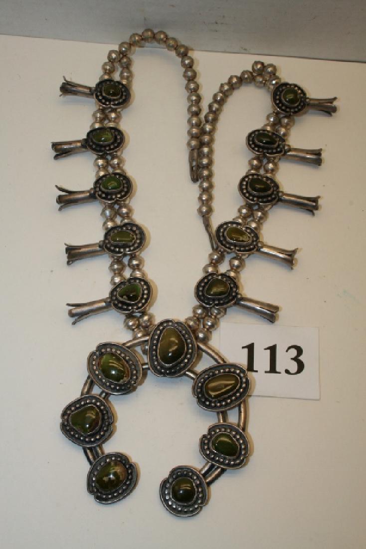 Silver Beaded Necklace (1 of 3)
