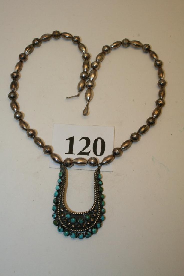 Silver Bead Necklace (1 of 2)