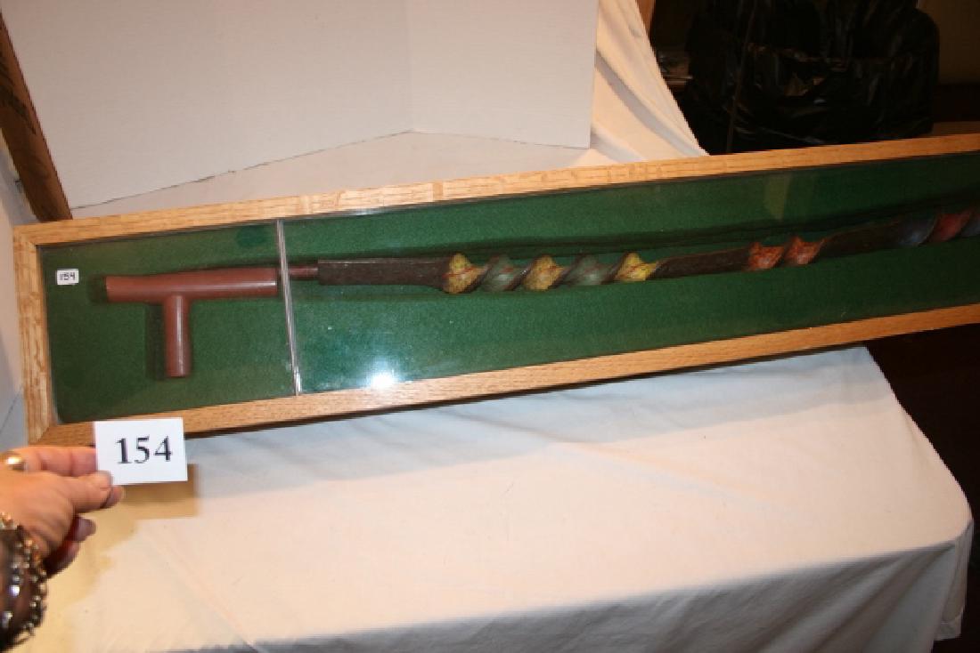 Painted Twisted Stem and Catlinite Pipe (1 of 4)