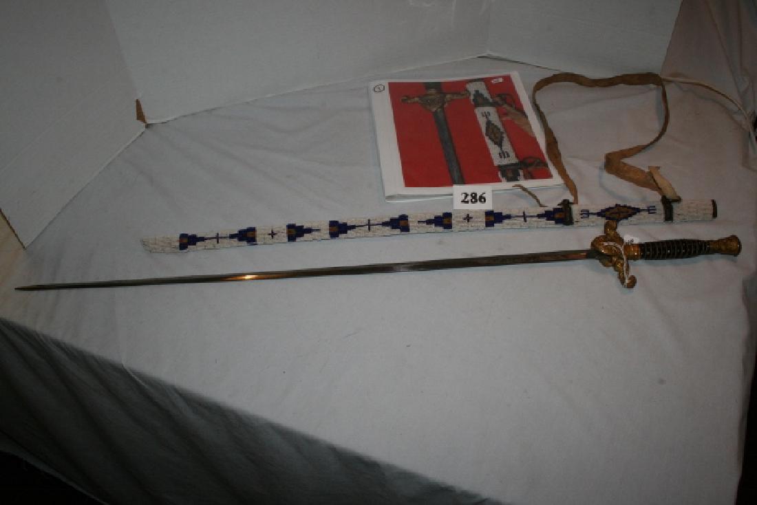 Sioux Beaded Sword Scabbard (1 of 7)