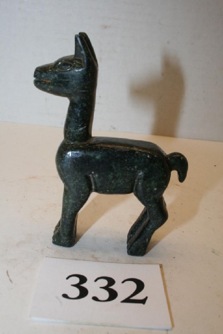 Greenstone Aztec Llama or Paca (1 of 1)