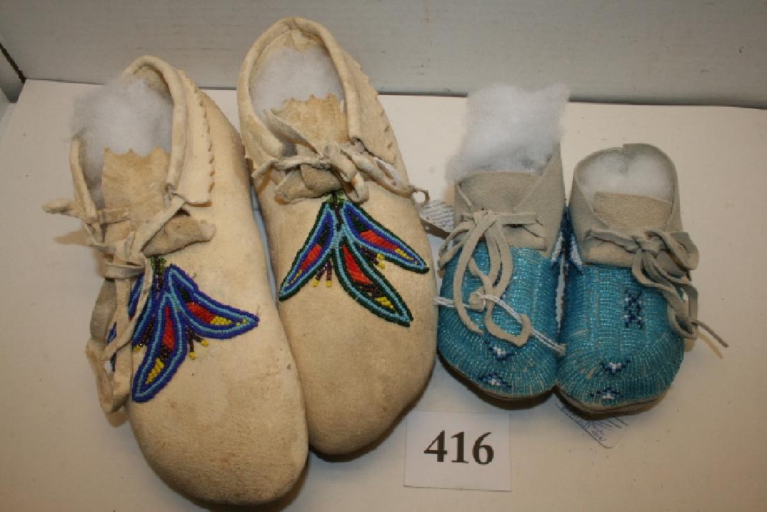 2 Pair of Moccasins (1 of 1)