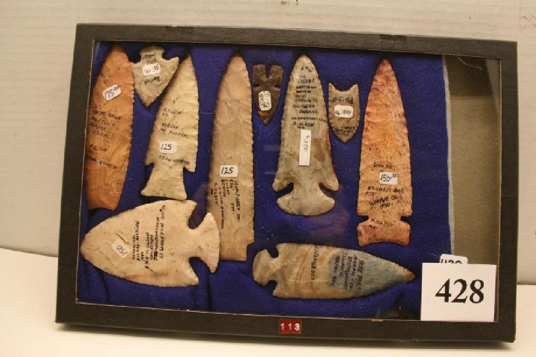 10 Contemporary Flint Points (1 of 3)