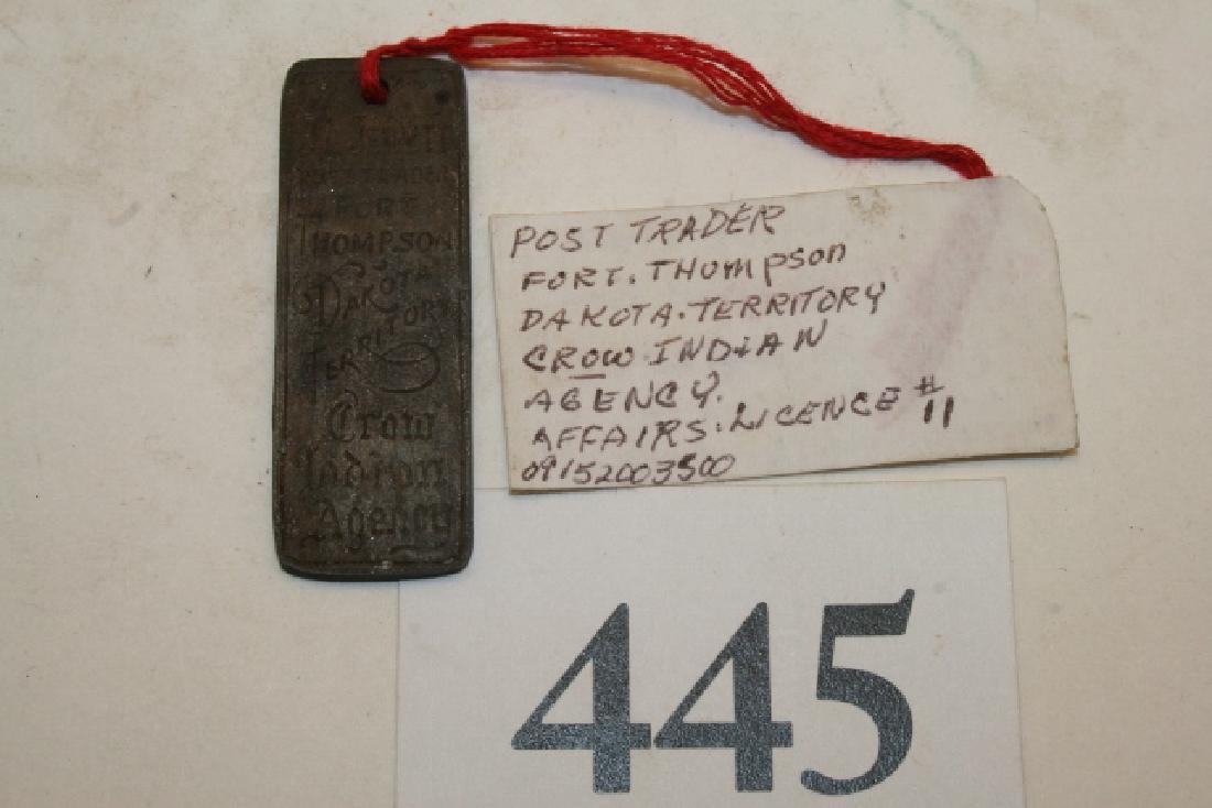 Lead Buffalo Robe License Tag (1 of 4)