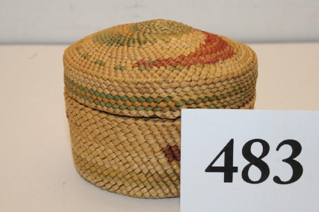Polychrome Makah Basket (1 of 1)