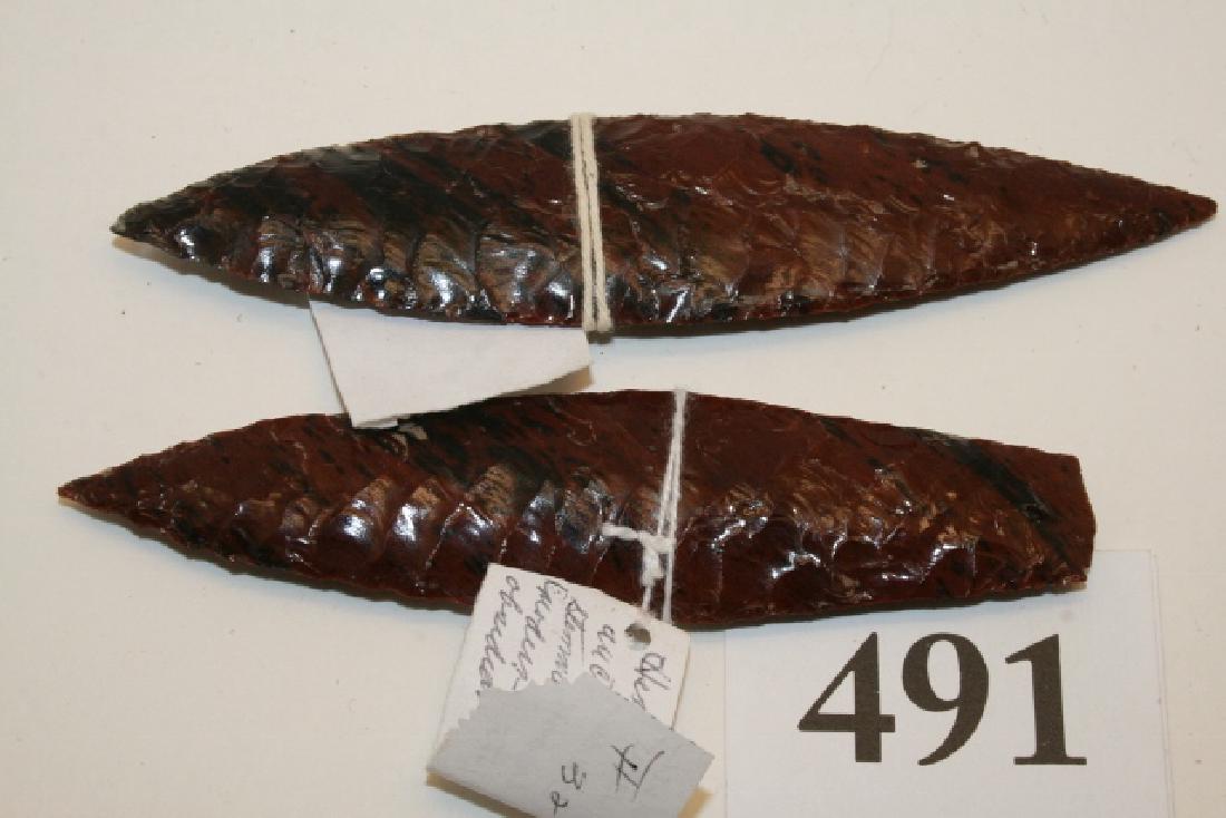 2 Mahogany Obsidian Knives (1 of 1)