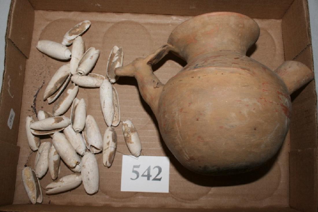 Pottery Deer Effigy Pipe (1 of 2)