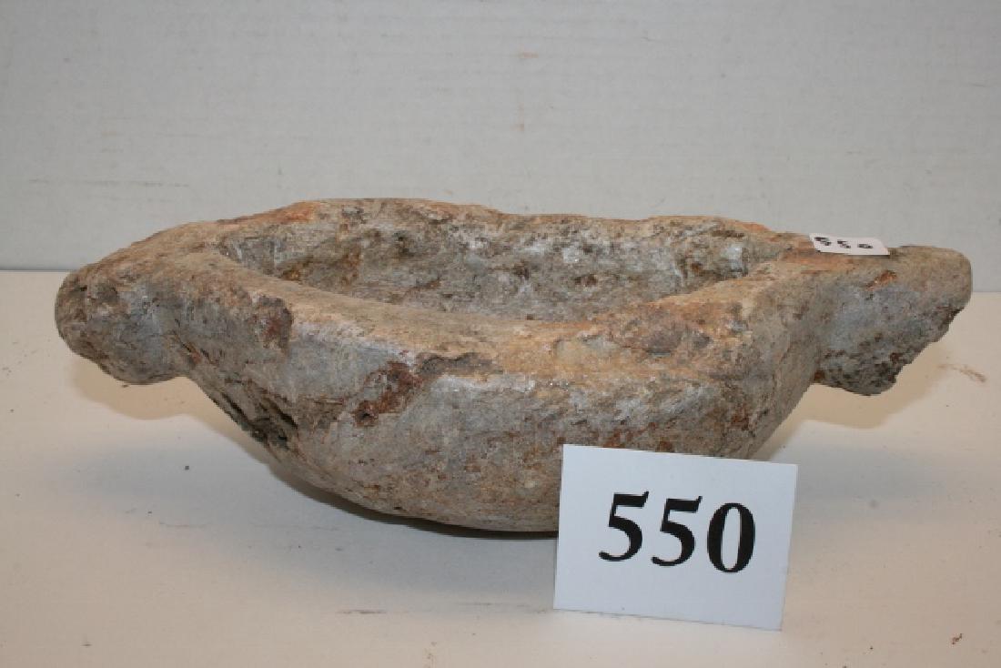9” x 4 ½” Stone Bowl (1 of 2)