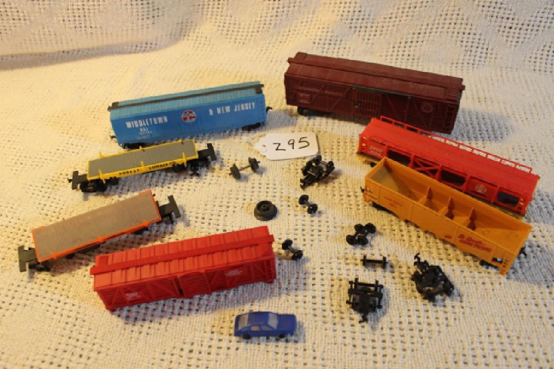 Box lot of train parts and pieces (1 of 1)