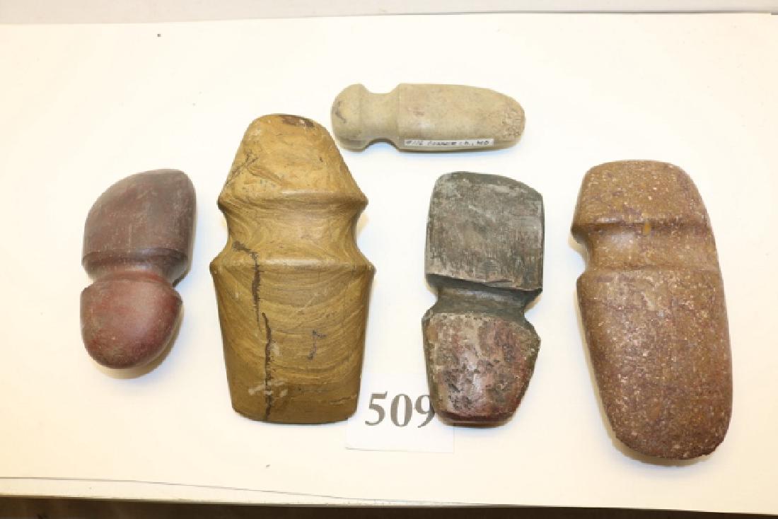 4 Full Groove Stone Axes, (1) ¾ Groove Axe (1 of 1)