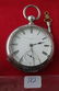 1881 key wind Independent coin silver antique pocket