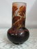 Signed Galle cameo art glass vase.