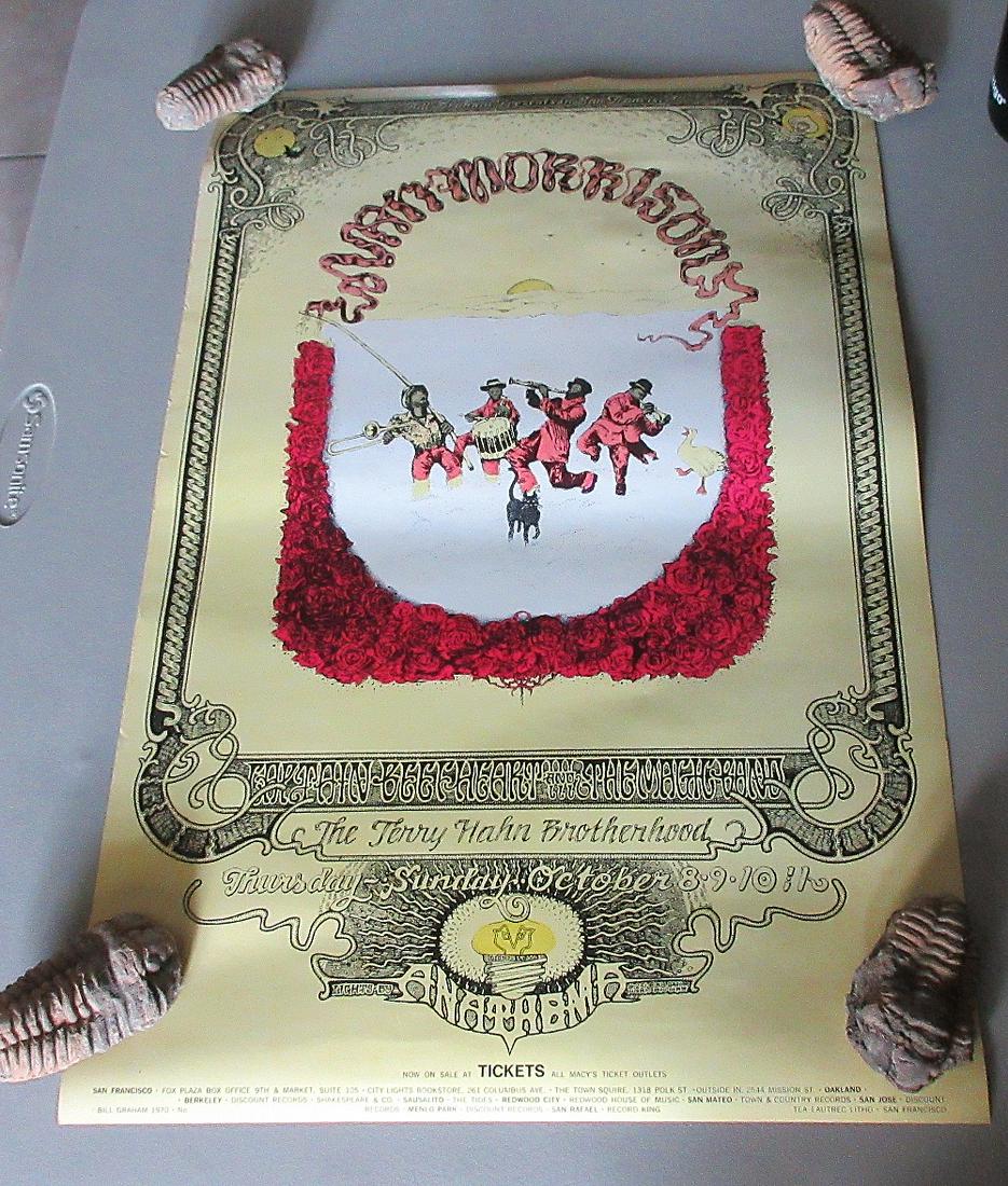 Bill Grams 1970 Filmore West Original Poster Van: Bill Grams 1970 Filmore West Original Poster Van Morrison. Beautiful color with great quality and detail. Measures 21 by 14 inches