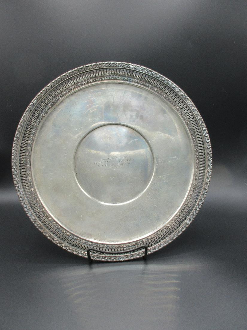 Sterling presentation plate U.S.S. California 1941 (1 of 6)