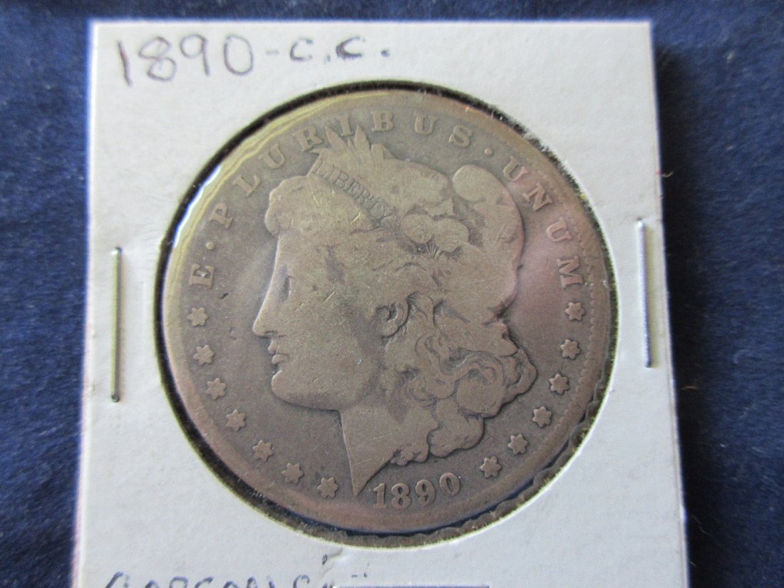 1890 Carson City silver dollar. (1 of 2)