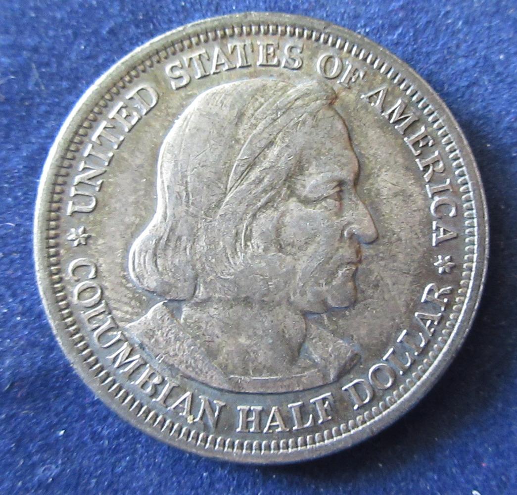 High grade 1893 Columbian Exposition half dollar (1 of 2)