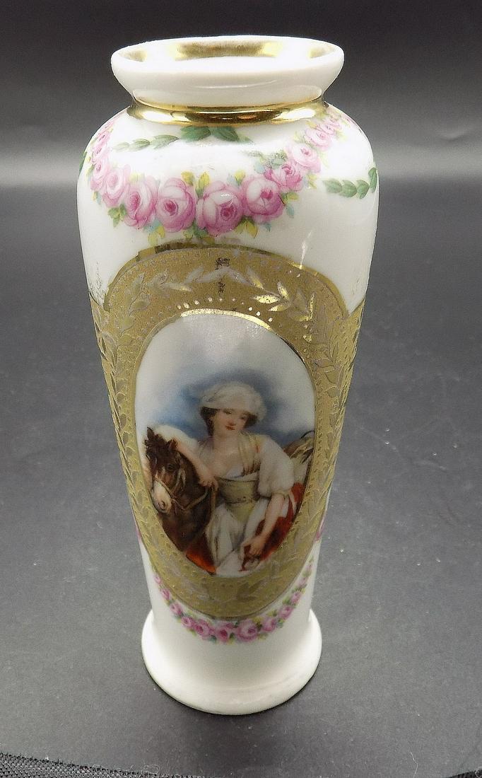 Wonderful  Vintage signed royal Bayreuth Portrait vase (1 of 4)