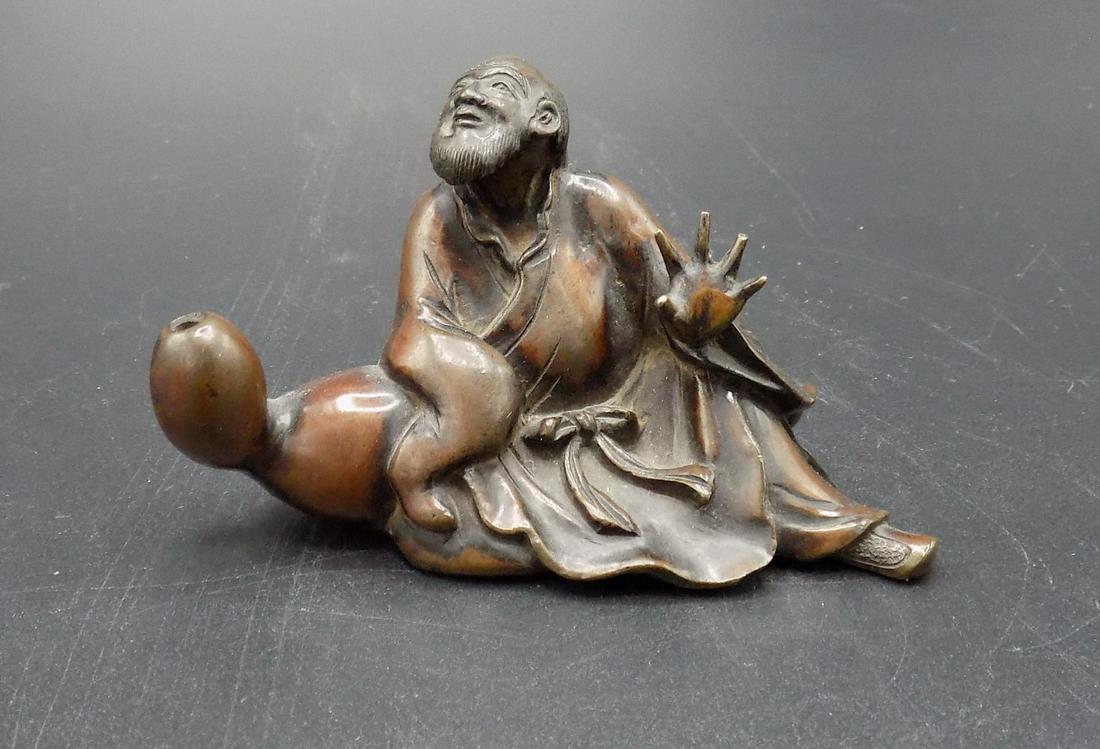 Superb vintage Chinese Bronze with original Petina (1 of 5)