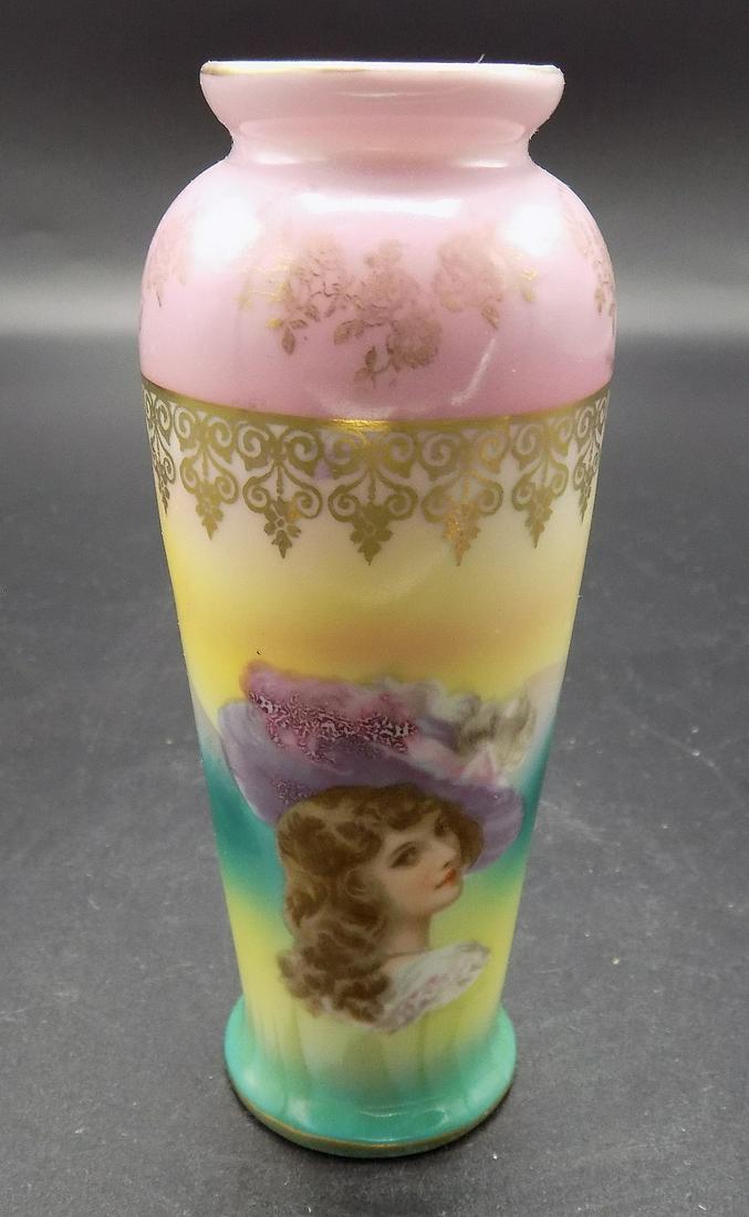 Wonderful Vintage signed royal Bayreuth Portrait vase (1 of 5)