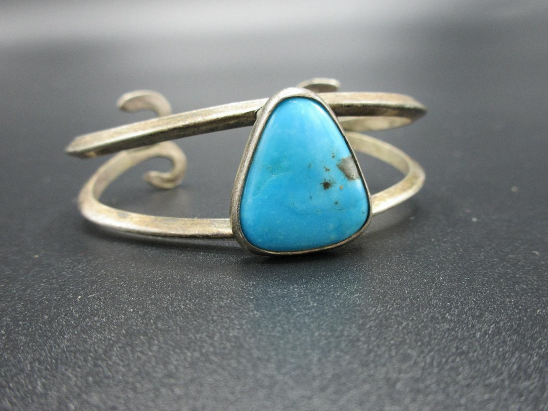 Artist signed Vintage Native American Indian turquois (1 of 4)