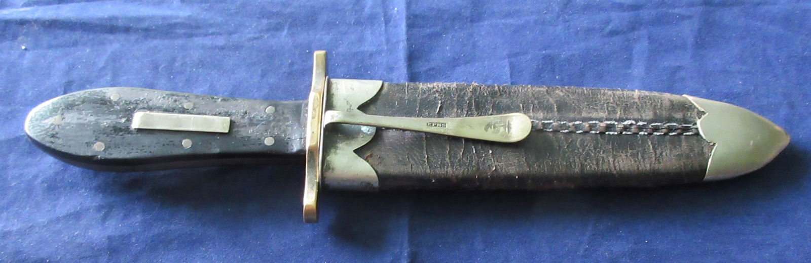 American Bowie Knife. Ebony semi coffin shaped (1 of 6)