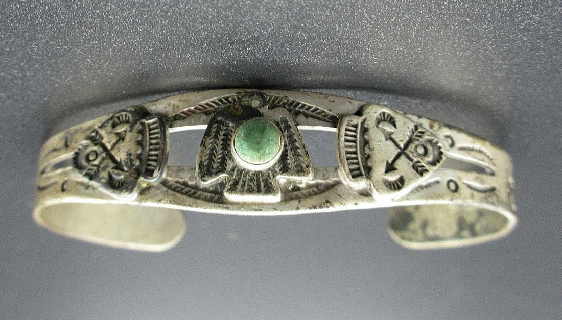 Fine  Vintage Native American Indian turquois bracelet (1 of 3)