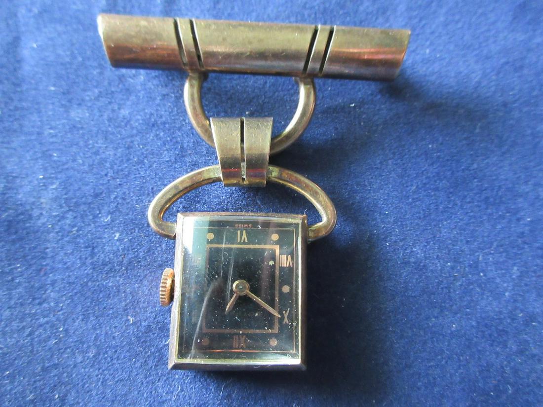 Unusual vintage ladies Swiss lapel watch (1 of 3)