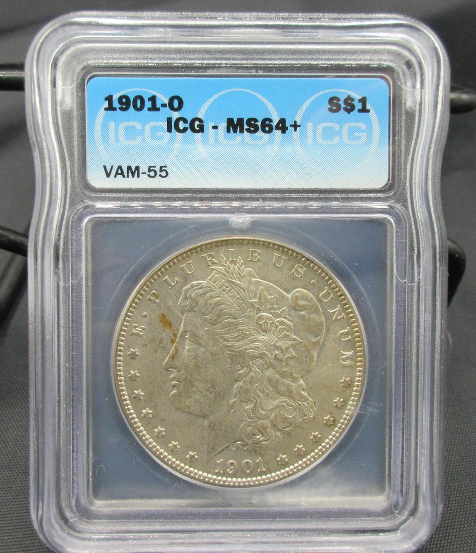 1901 O MS64 ICG graded Morgan silver dollar (1 of 3)