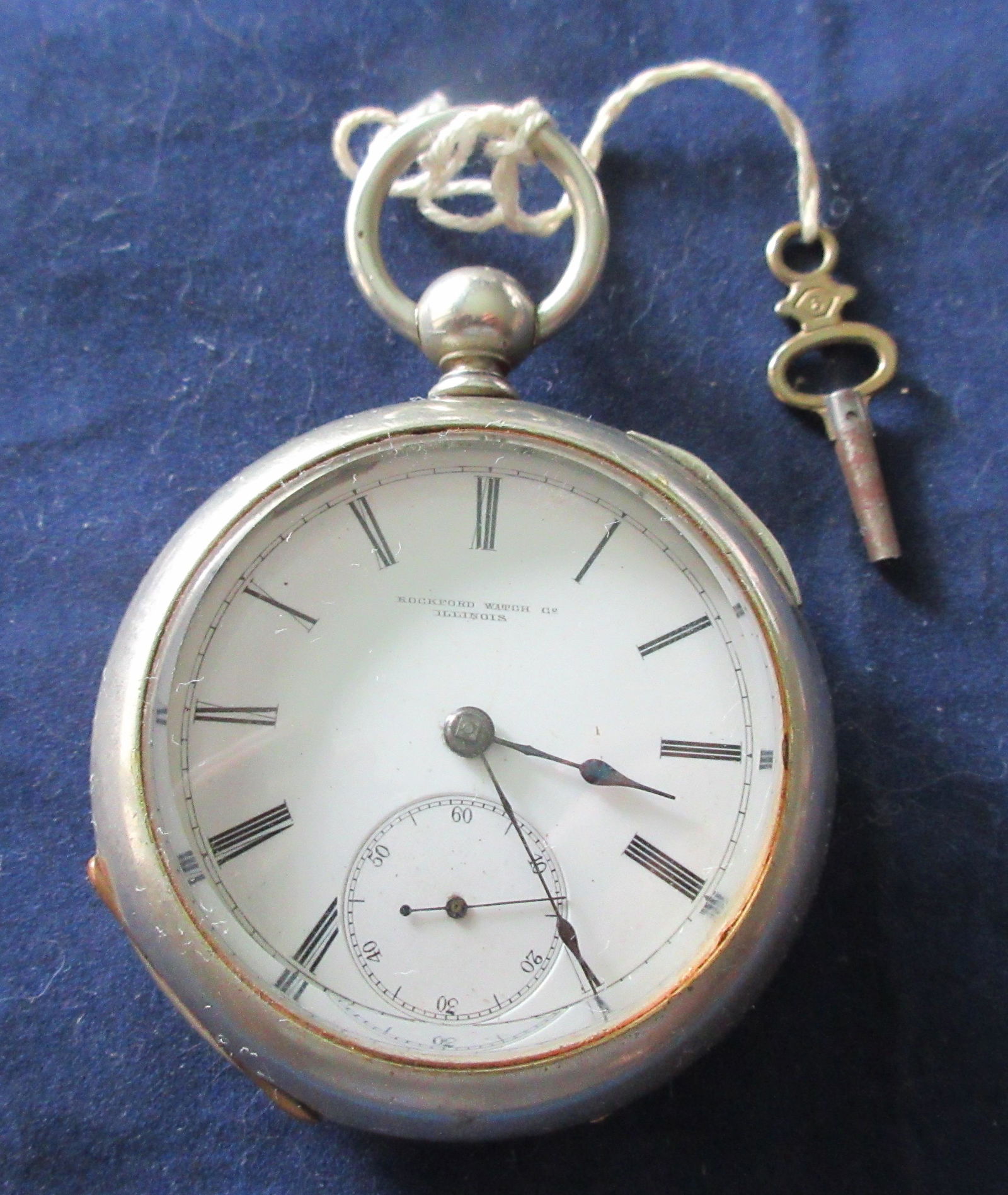 Antique 1879 Rockford key wind pocket watch (1 of 12)