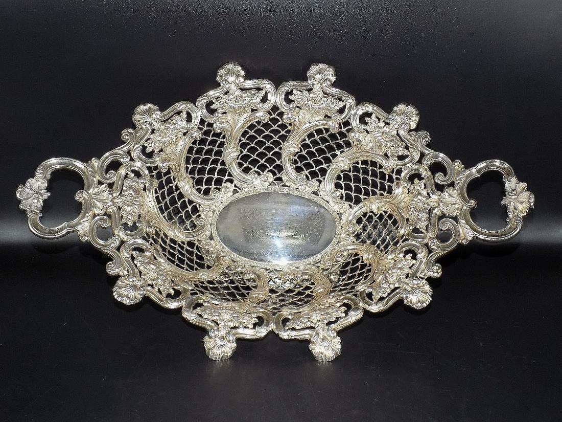 Fabulous vintage sterling center basket (1 of 12)