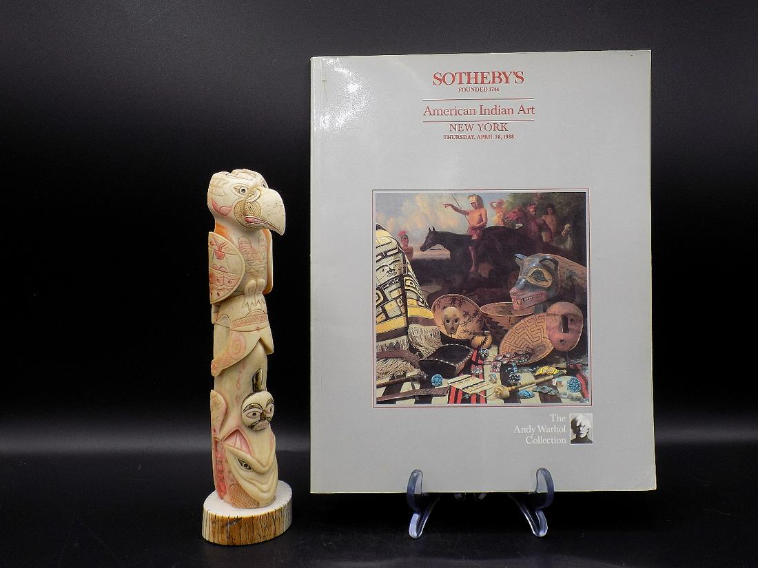 Northwest Coast Totem Pole from Andy Warhol collection (1 of 13)