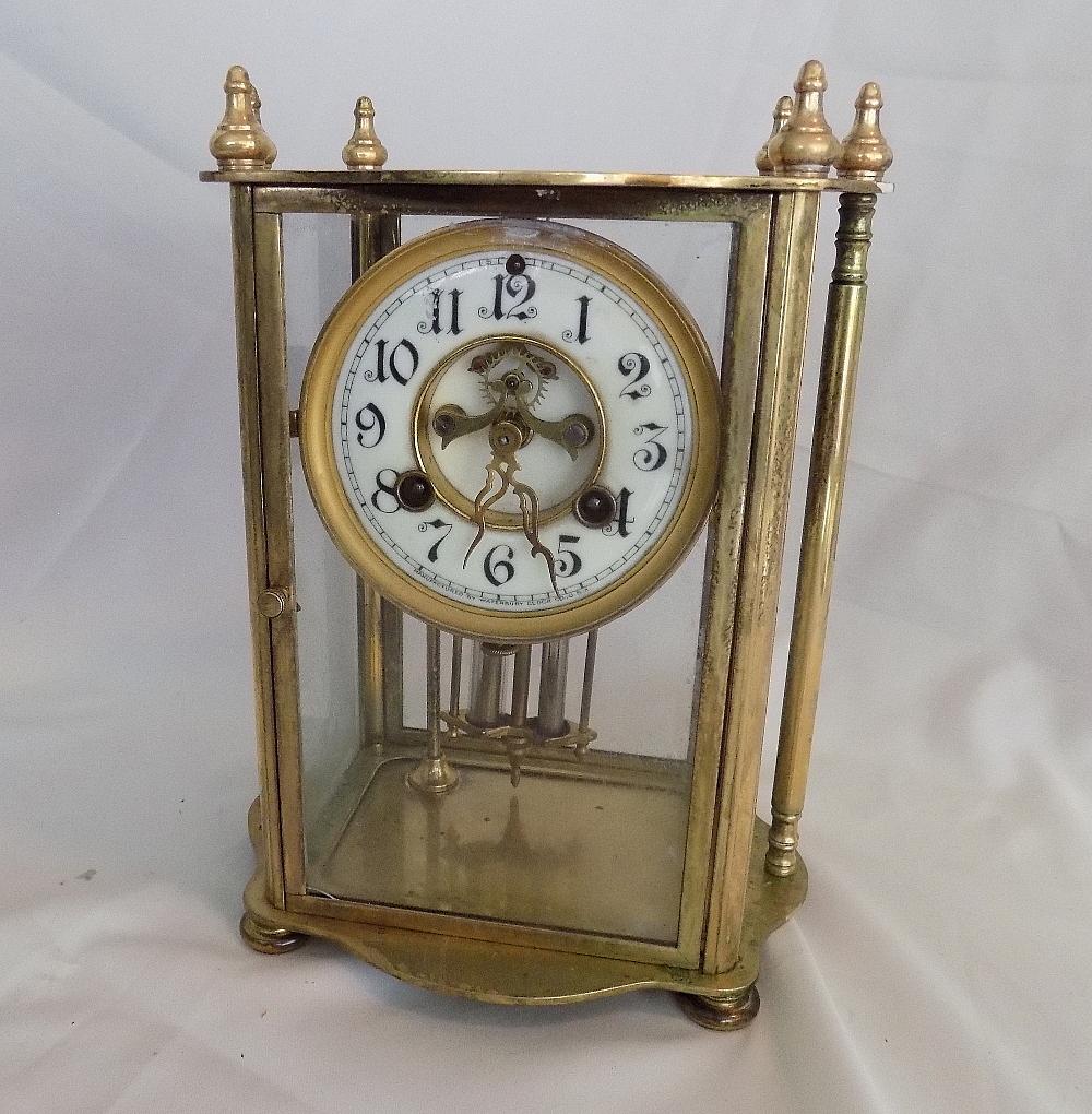 Vintage Open Escapement Crystal Palace Regulator clock (1 of 6)
