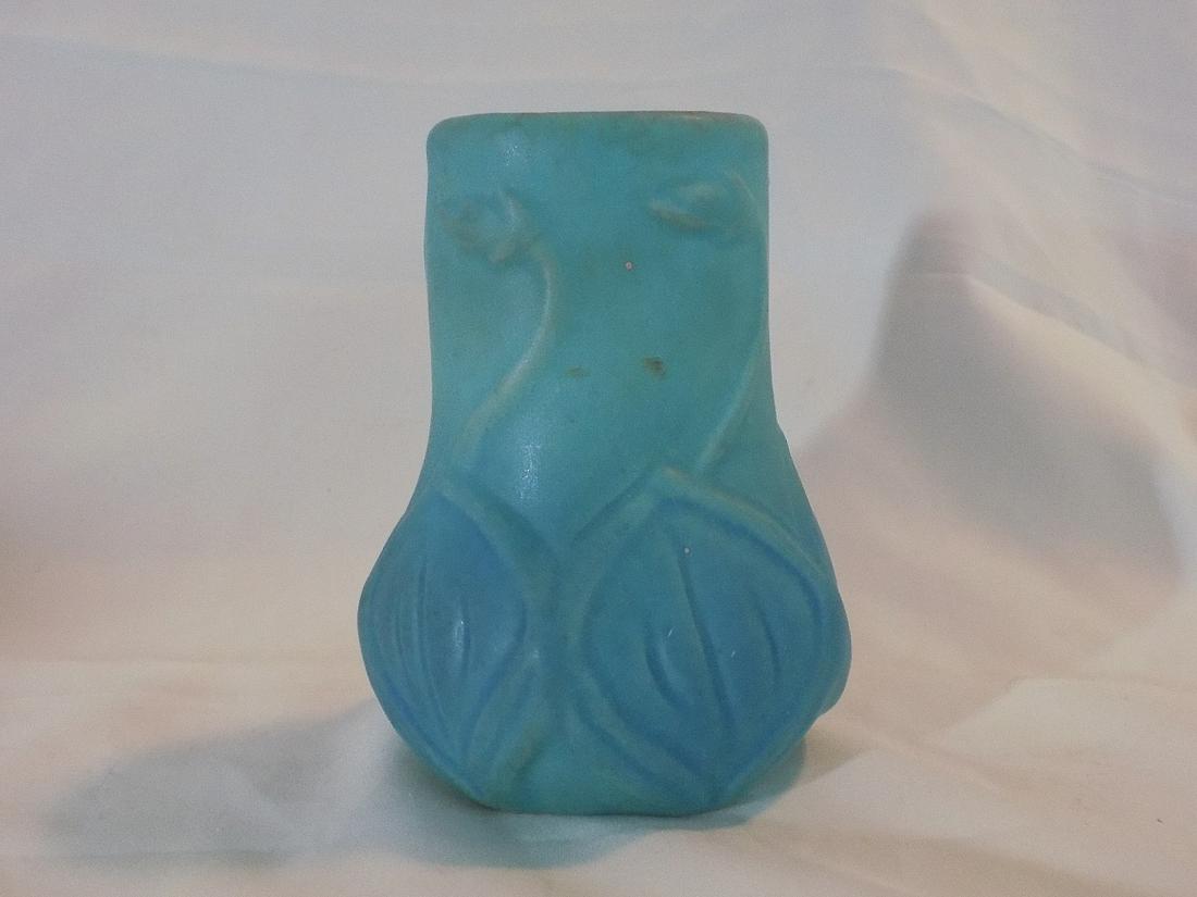 Vintage Van Briggle art pottery vase and candlestick (1 of 7)