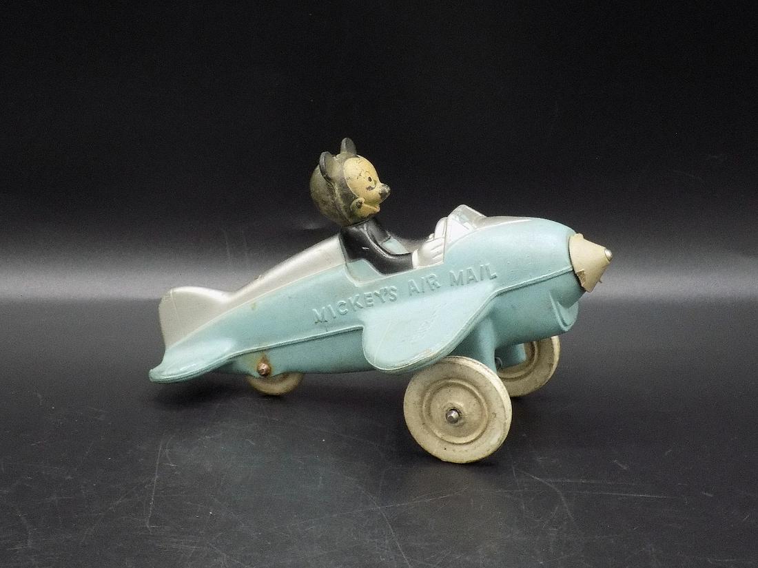 Vintage Mickey Mouse in rubber airplane (1 of 1)