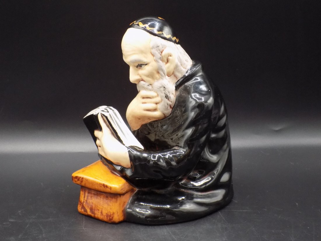 Jewish rabbi porcelain figure (1 of 6)