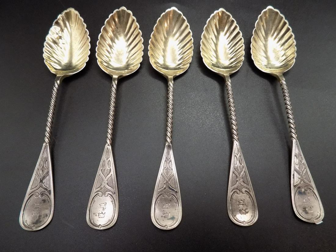 5 Tiffany & Co. Sterling Silver Grapefruit Spoons (1 of 4)
