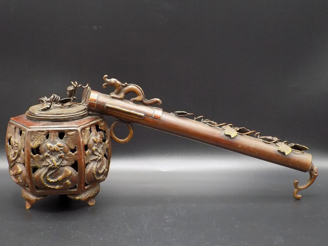 Neat vintage calligraphy portable artist brush & ink holder (1 of 14)