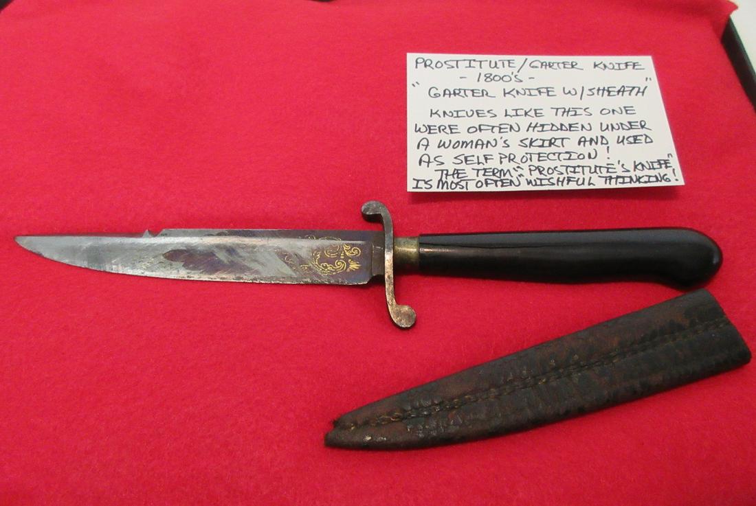 Neat 1880’s Garter 0r Boot Knife (1 of 4)