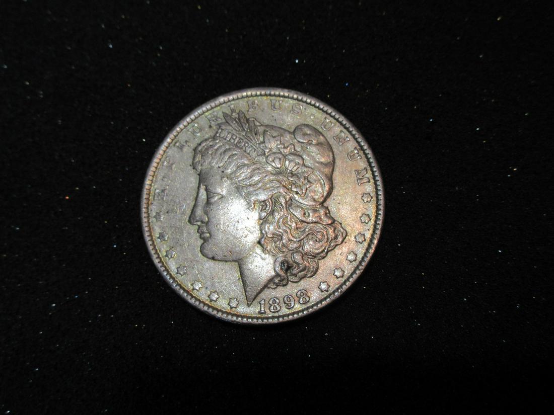 High grade 1898  Morgan silver dollar (1 of 2)