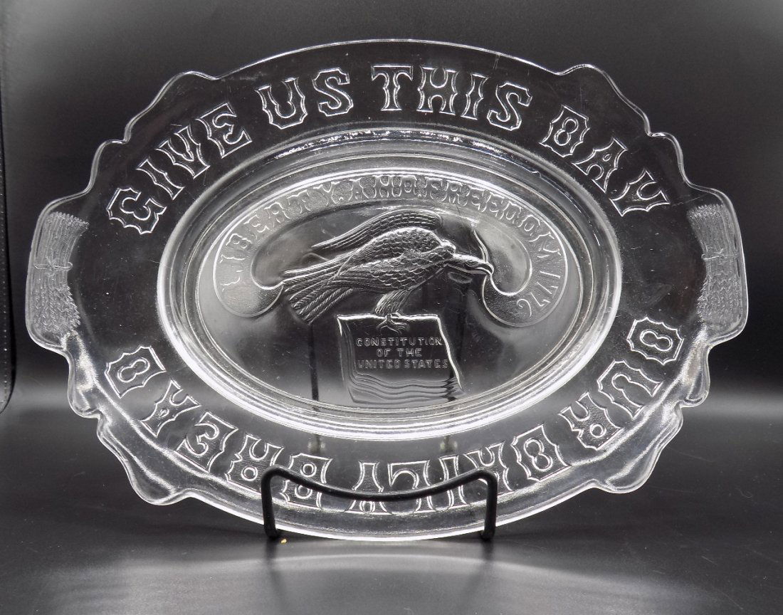 Neat patriotic vintage bread plate (1 of 4)