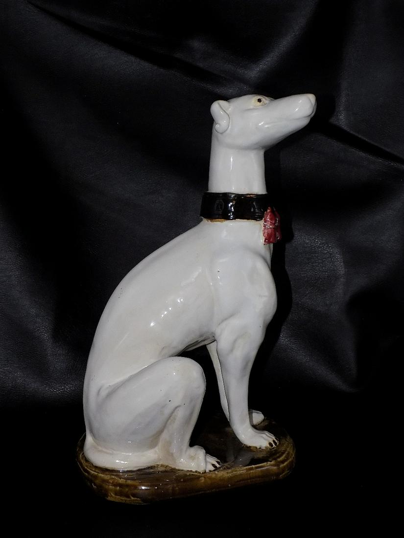 Graceful vintage porcelain figural dog (1 of 10)