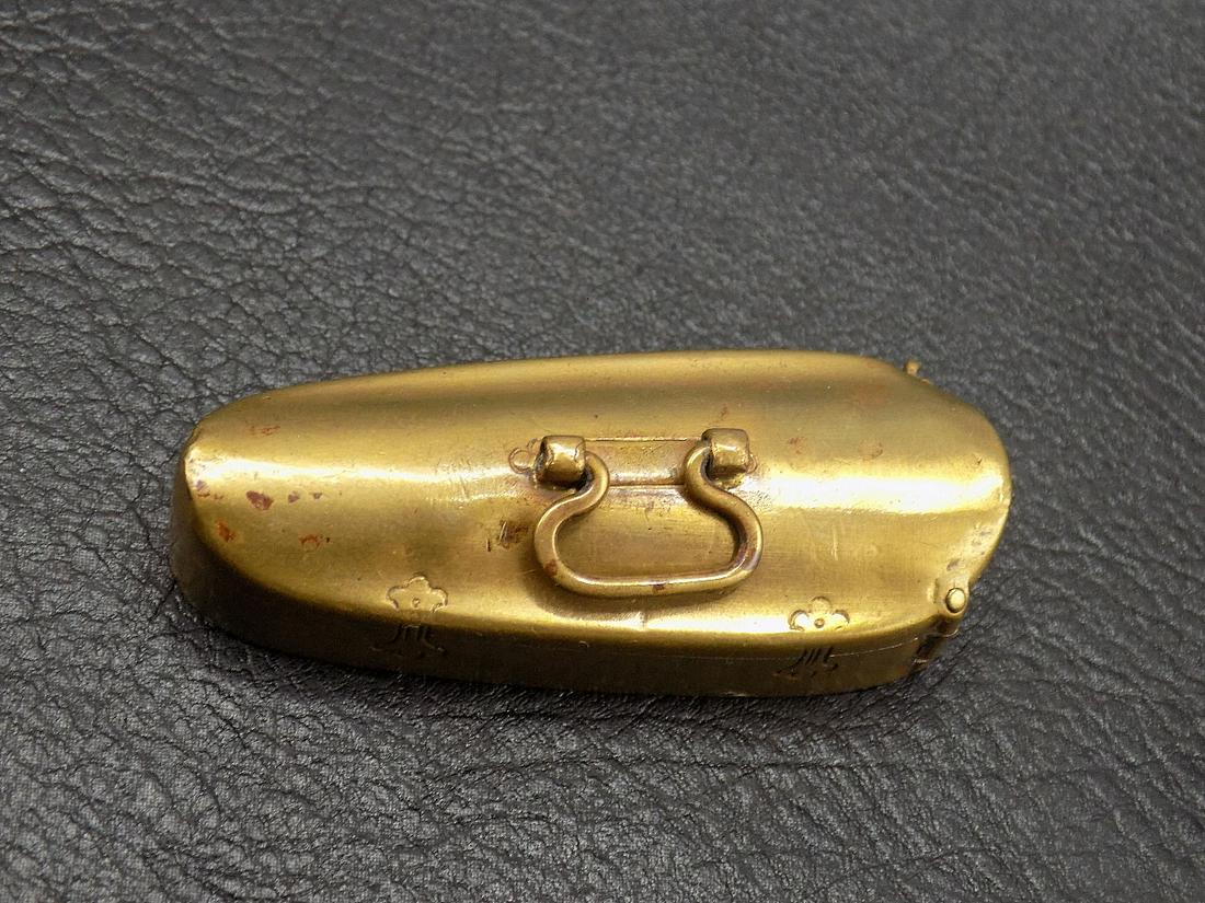 Unusual vintage violin case match safe holder (1 of 6)