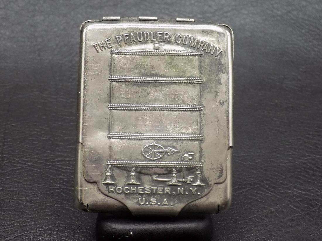 Rare vintage Pfaudler Co. Rochester N. Y. advertising match safe (1 of 4)